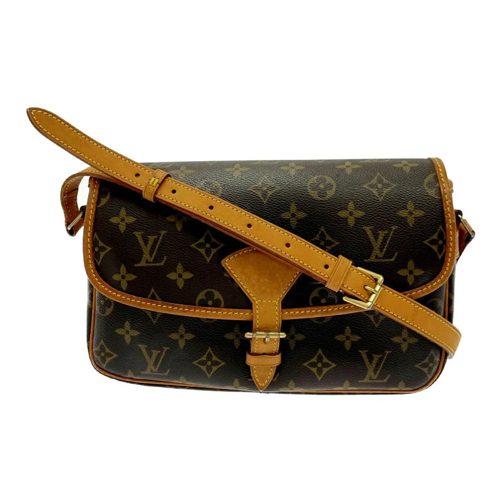 LOUIS VUITTON Monogram Sologne Shoulder Bag Brown